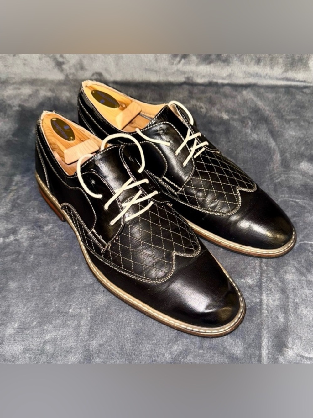 Ferro Aldo Black Men's Joseph Wingtips